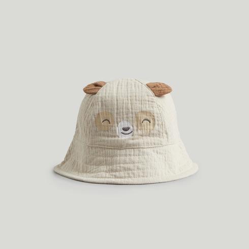 Mothercare Boys Bear UPF50+ Sun Hat With 3D Ears-Brown
