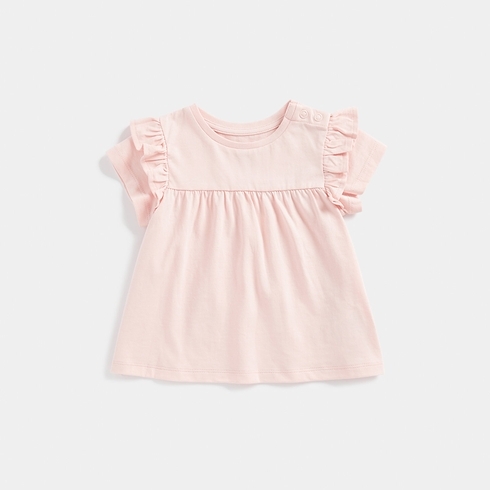 Mothercare Girls Short Sleeve T-Shirt -Pink
