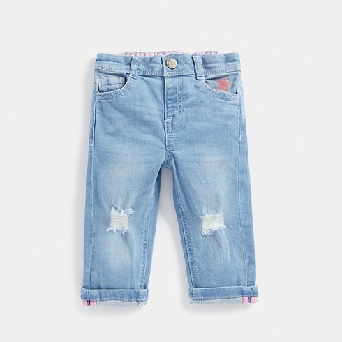 Mothercare Girls Jeans -Blue