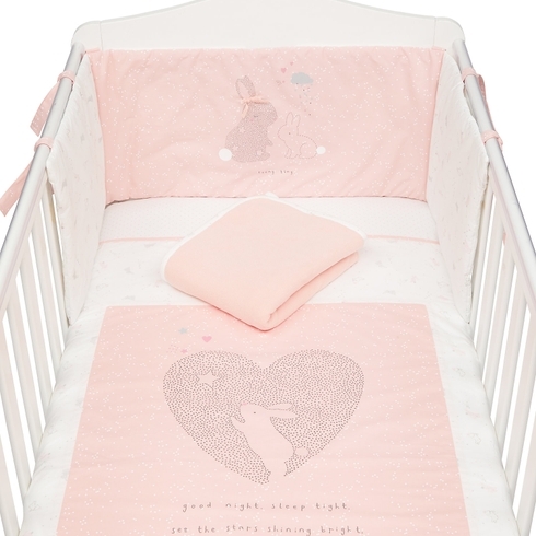 Mothercare my first girl printed bed in a bag pink