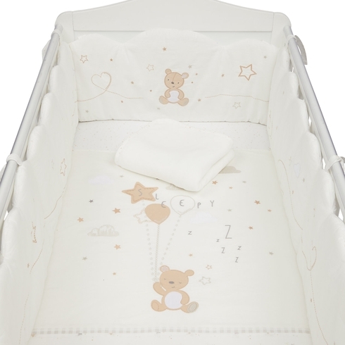 Mothercare little & loved bed in a bag cream