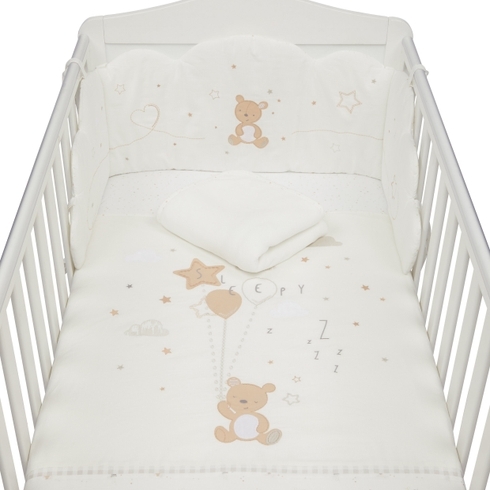 Mothercare Little &Amp; Loved Cot Bed In A Bag Cream