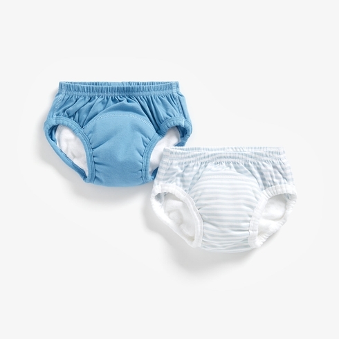 Mothercare trainer pants blue medium pack of 2