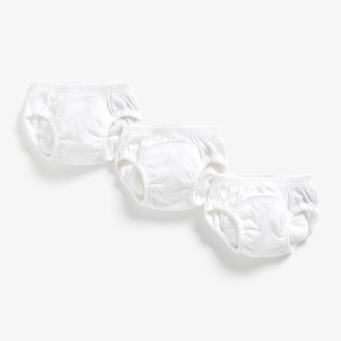 Mothercare trainer pants medium white pack of 3