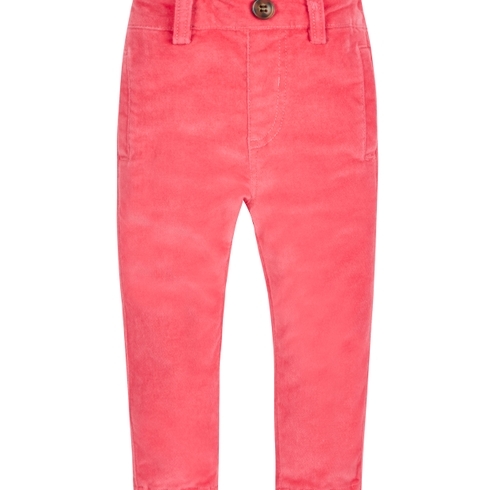 Girls Cord Trousers  - Pink