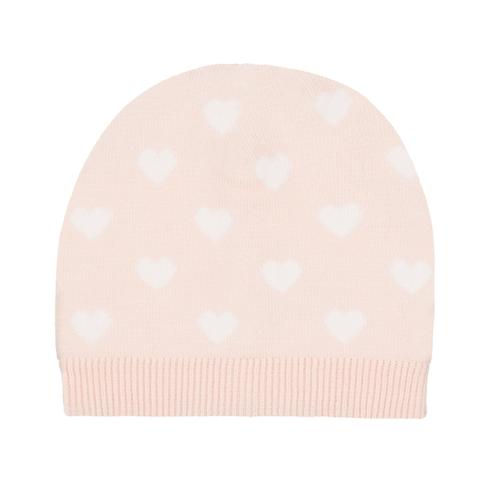 Girls Hearts Magic Beanie Hat - Pink