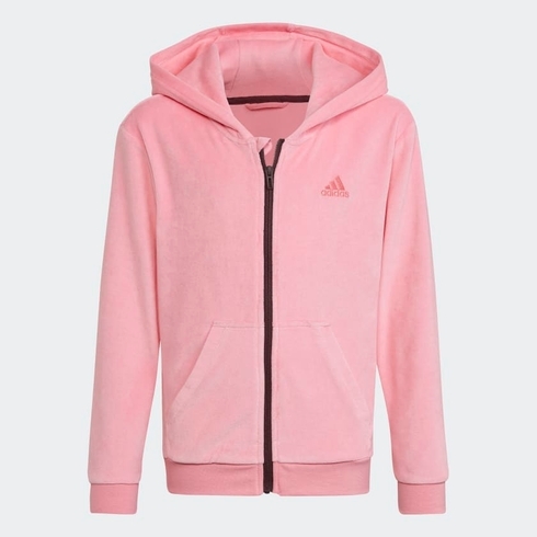 Adidas Kids Full Sleeves Track Tops Female Printed-Pack Of 1-Pink