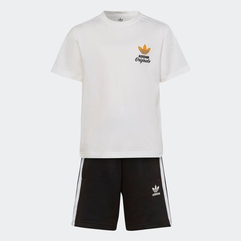 Adidas Kids Full Sleeves Tracksuit Unisex Printed-Pack Of 1-White