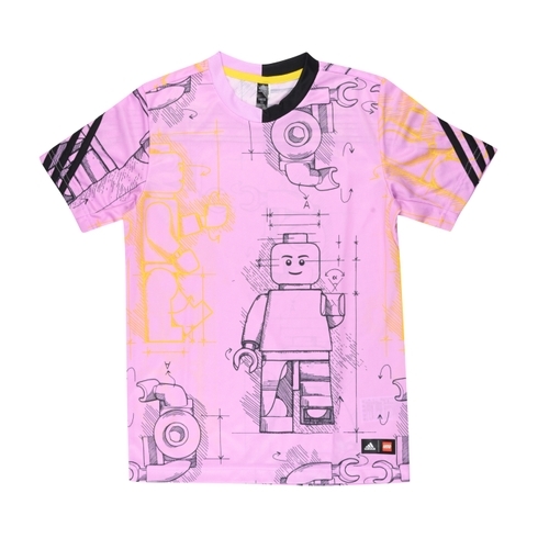 Adidas Kids Half Sleeves T-Shirts Unisex Stripes-Pack Of 1-Multicolor