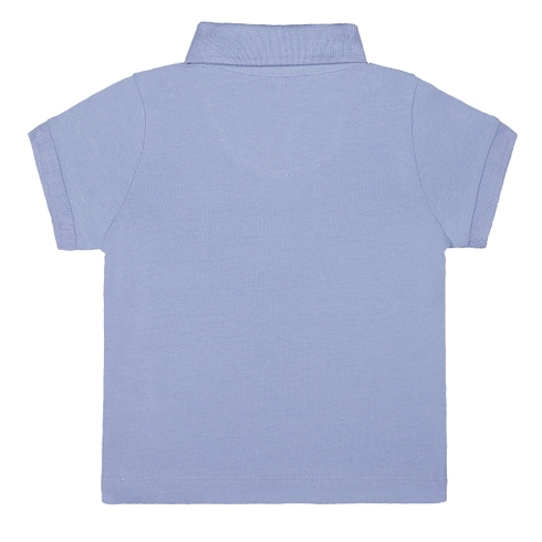 Boys Half Sleeves Polo T-Shirt - Blue