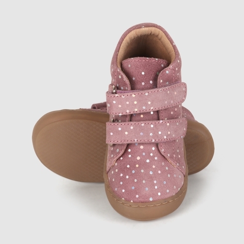 Girls First Walker Shoes Spot Design - Pink