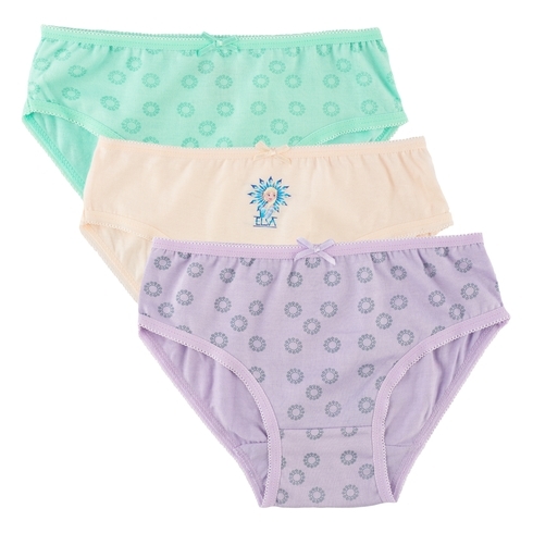 Carters Girls Underwear, 3 Pack Princess Fairies Heart Brief Panties  (Little Girls & Big Girls) 