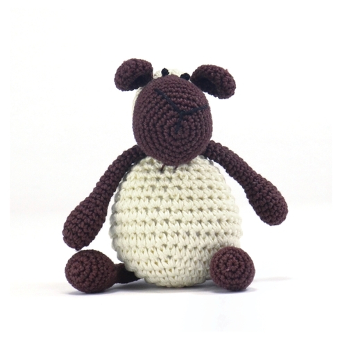 Happy Threads Ecstatic Sheep Cream &Amp; Brown
