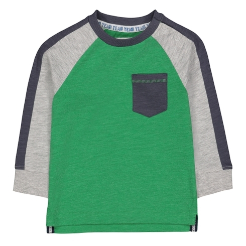 Green Raglan Sleeve T-Shirt