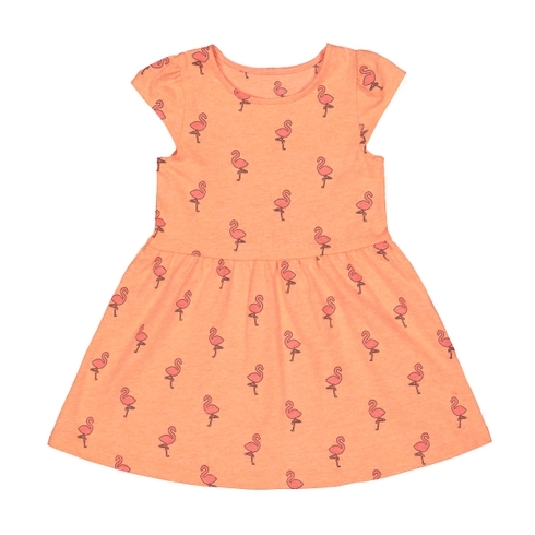 Neon Flamingo Waisted Dress