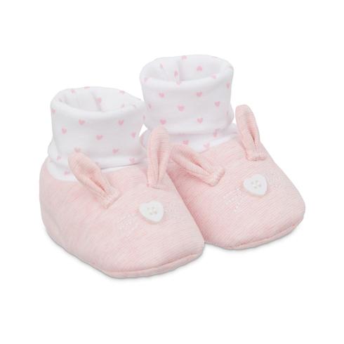 Pink Bunny Sock Top Booties