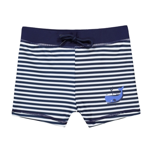 Boy Swim Short Stripe Navy 