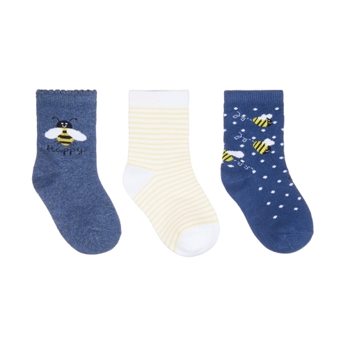 Bee Happy Socks - 3 Pack