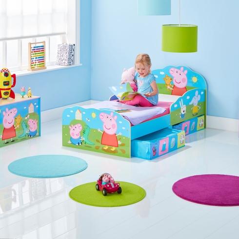 Worlds Apart Peppa Pig Toddler Bed Multicolor