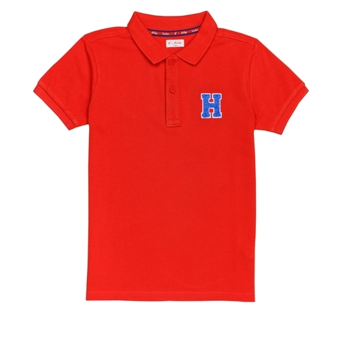 H By Hamleys Boys Short Sleeves Polo T-Shirt Classic -Red