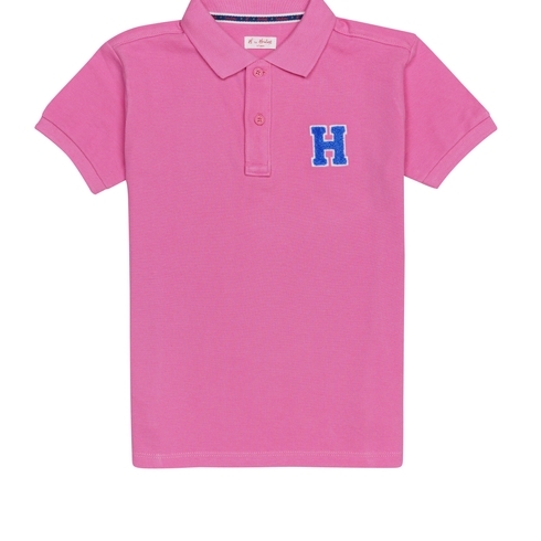H By Hamleys Boys Short Sleeves Polo T-Shirt Classic -Pink