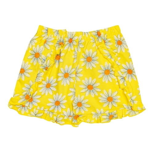 H By Hamleys Girls Shorts Daisy Print-Yellow