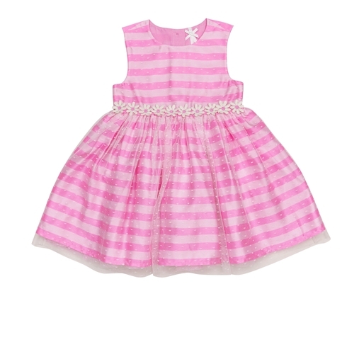 H By Hamleys Baby Girl Party Dress-Pink  Pack Of 1