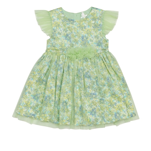 H By Hamleys Baby Girl Party Wear-Light Green  Pack Of 1