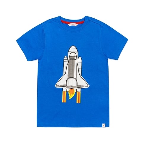 H By Hamleys Printed  Boys Tshirt - Blue Pack Of 1