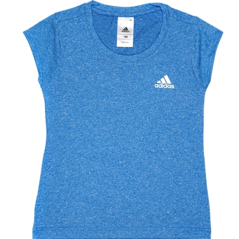 Adidas Girls  Essentials Linear  T-Shirts-Blue