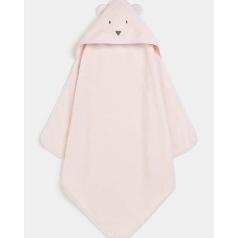 Mothercare Premium Cuddle and Dry Hooded Towel Pink