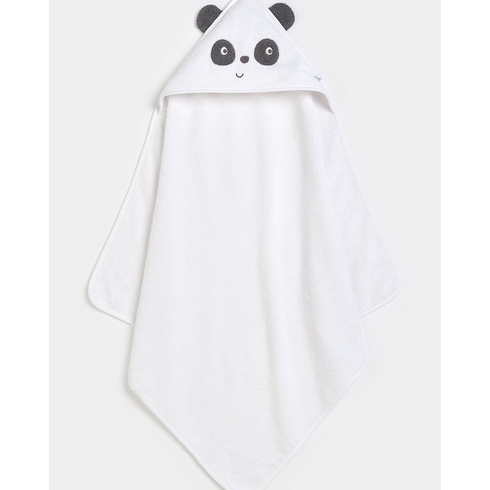 Mothercare Panda Cuddle And Dry Hooded Towel White