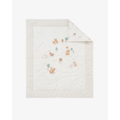 Mothercare Lovable Bear Quilt Beige 