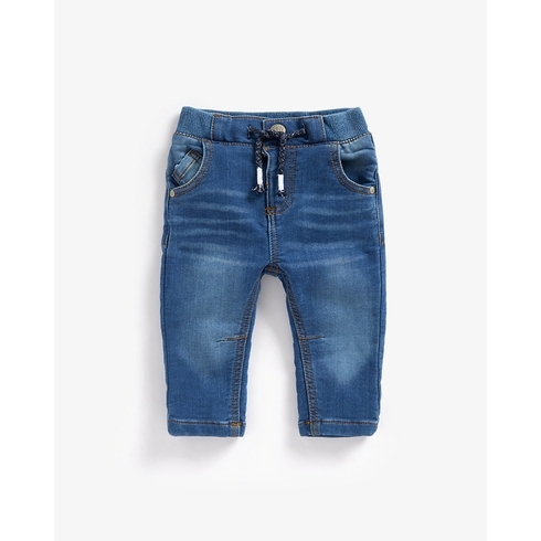 Boys Jeans Corded Waist-Blue