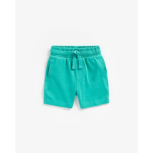 Boys Shorts Side Pocket-Green