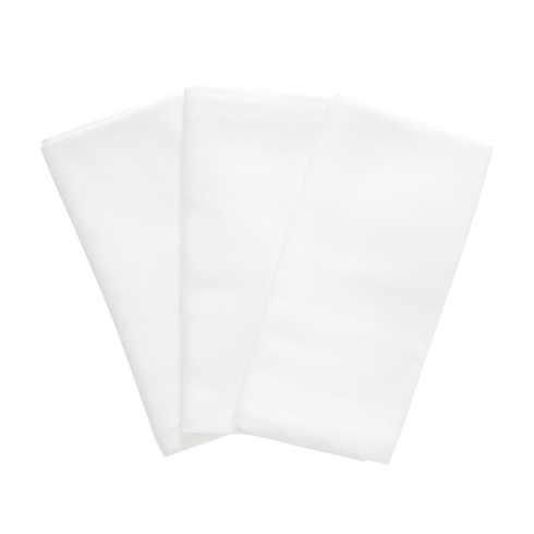 Mothercare Baby Muslins White Pack Of 3 Extra Large