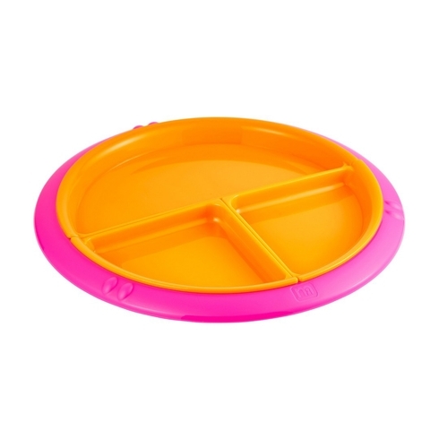 Mothercare removable section divider plate pink