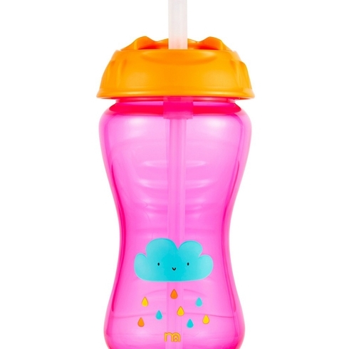 Mothercare flexi straw toddler cup pink