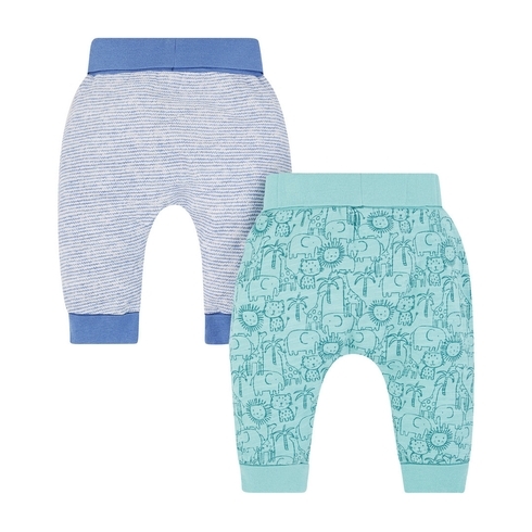 Boys Jungle Joggers - Pack Of 2 - Multicolor