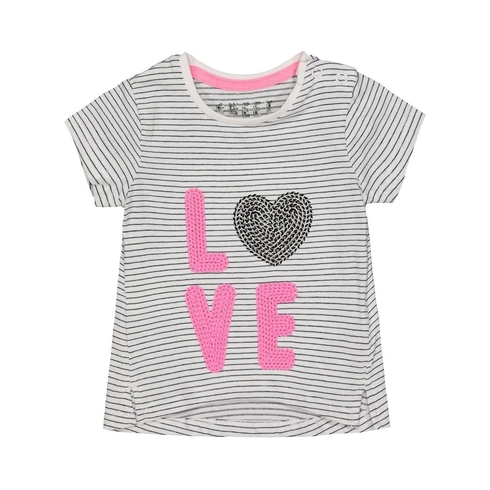 Love Sequin Stripe T-Shirt