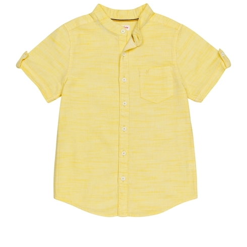 Boys Short Sleeves T-Shirt -Pack Of 1-Yellow