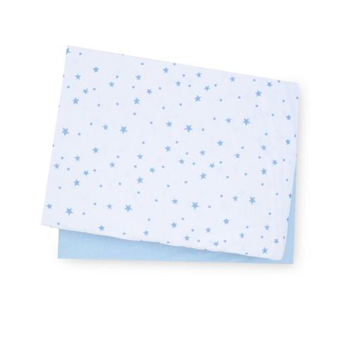 Mothercare Essential Crib Fitted Sheets Blue Pack Of 2