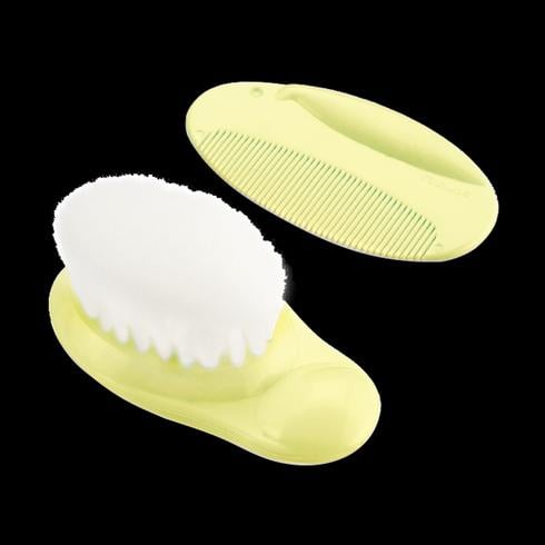 Farling Comb & Brush Grooming Set Green Pack Of 2