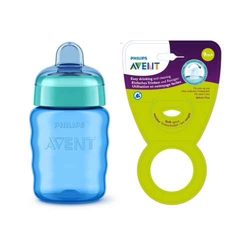Avent classic spout cup blue & green 260ml
