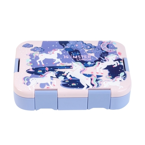 Hamster London Happy Unicorn Bento Box Multicolor