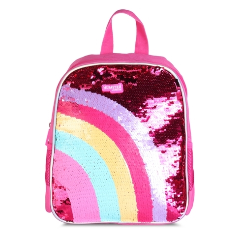 Hamster London Rainbow Sequance Backpack Multicolor