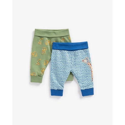 Boys Joggers All Over Printed -Pack Of 2-Multi