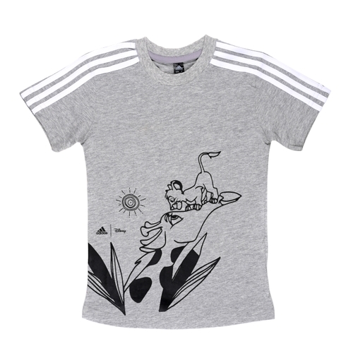 Adidas Unisex Infants Disney Lion King  T-Shirts-Grey
