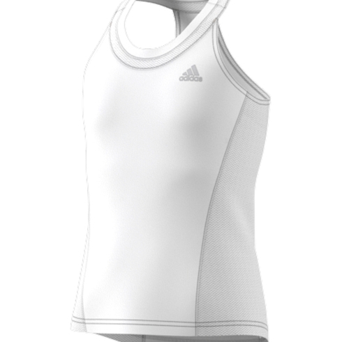 Adidas Girls  Club Tennis Tank Top T-Shirts-White