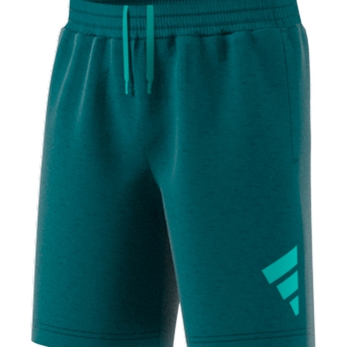 Adidas Boys  3 Bar  Shorts-Turquoise 